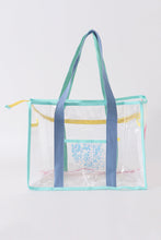 Load image into Gallery viewer, Blue clear waterproof beach travel bag
