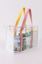 Load image into Gallery viewer, Pink clear waterproof beach travel bag
