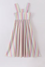 Load image into Gallery viewer, Multicolored stripe women dress
