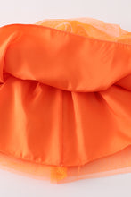 Load image into Gallery viewer, Orange pumpkin sequin tutu skirt
