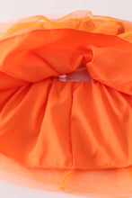 Load image into Gallery viewer, Orange halloween sequin tutu skirt
