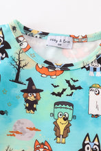 Load image into Gallery viewer, Halloween character print baby set
