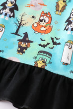 Load image into Gallery viewer, Halloween character print girl dress
