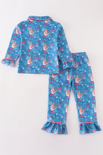 Load image into Gallery viewer, Blue music fan girl pajamas set
