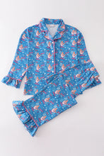 Load image into Gallery viewer, Blue music fan women pajamas set
