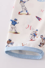 Load image into Gallery viewer, Baseball print boy romper
