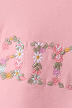 Load image into Gallery viewer, Pink mini embroidery mom&amp;me sweatshirt
