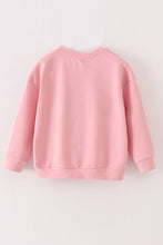 Load image into Gallery viewer, Pink mini embroidery mom&amp;me sweatshirt
