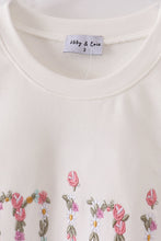 Load image into Gallery viewer, White mini embroidery mom&amp;me sweatshirt
