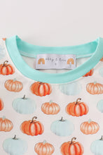 Load image into Gallery viewer, Pumkin print boy pajamas set
