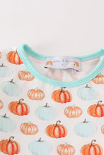 Load image into Gallery viewer, Pumkin print girl pajamas set
