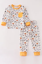 Load image into Gallery viewer, Halloween print boy pajamas set
