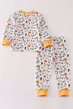 Load image into Gallery viewer, Halloween print boy pajamas set
