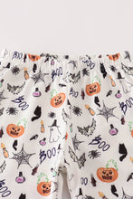 Load image into Gallery viewer, Halloween print girl pajamas set
