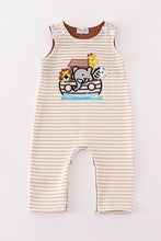 Load image into Gallery viewer, Noah&#39;s ark embroidery stripe boy jonjon
