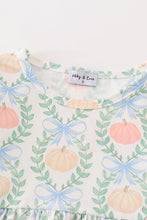 Load image into Gallery viewer, Pink pumpkin print dress
