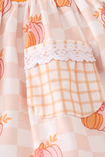 Load image into Gallery viewer, Orange pumpkin applique girl pants set
