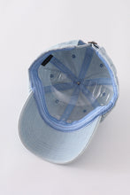 Load image into Gallery viewer, Denim embroidery baseball cap
