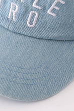 Load image into Gallery viewer, Blue little bro embroidery hat
