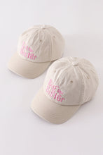 Load image into Gallery viewer, Khaki sister embroidery baseball cap
