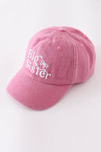 Load image into Gallery viewer, Pink sister embroidery baseball cap
