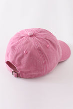 Load image into Gallery viewer, Pink sister embroidery baseball cap
