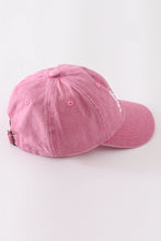 Load image into Gallery viewer, Pink sister embroidery baseball cap
