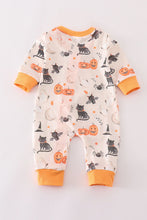 Load image into Gallery viewer, Halloween zip boy romper
