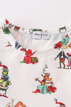 Load image into Gallery viewer, White grinch print dress
