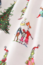 Load image into Gallery viewer, White grinch print dress
