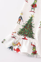 Load image into Gallery viewer, White grinch print dress
