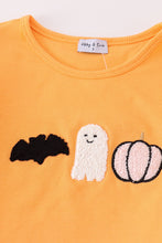 Load image into Gallery viewer, Orange halloween ghost pumpkin girl set
