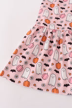 Load image into Gallery viewer, Orange halloween ghost pumpkin girl set
