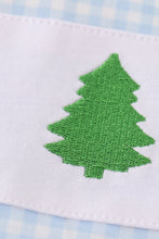 Load image into Gallery viewer, Green christmas tree applique boy pants set
