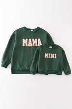 Load image into Gallery viewer, Forest MAMA&amp;MINI applique fleece mom&amp;me sweatshirt
