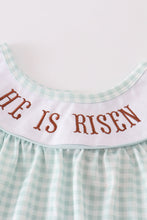 Load image into Gallery viewer, Easter he is risen embroidery girl set
