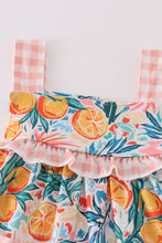 Load image into Gallery viewer, Citrus Bloom print girl set
