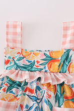 Load image into Gallery viewer, Citrus Bloom print girl bloomer set
