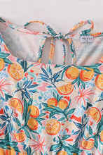 Load image into Gallery viewer, Citrus Bloom print mom dress
