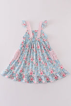 Load image into Gallery viewer, Petal perfection print girl dress
