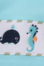 Load image into Gallery viewer, Marine creature embroidery stripe set
