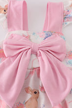 Load image into Gallery viewer, Pink easter bunny bow girl bubble
