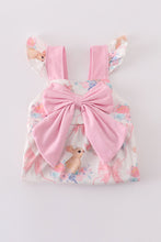 Load image into Gallery viewer, Pink easter bunny bow girl bubble
