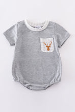 Load image into Gallery viewer, Grey deer embroidery bubble
