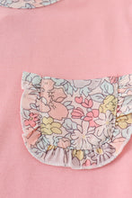 Load image into Gallery viewer, Pink floral print skort set
