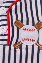 Load image into Gallery viewer, Stripe baseball embroidery bubble
