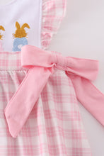 Load image into Gallery viewer, Pink bunny embroidery bow bubble
