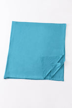 Load image into Gallery viewer, Teal baby bamboo swaddle blanket
