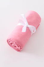 Load image into Gallery viewer, Rose baby bamboo swaddle blanket
