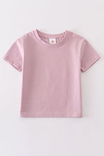 Load image into Gallery viewer, Purple blank basic t-shirt Adult Kids and baby bubble
